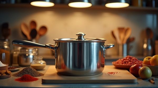 Poêles inox manche amovible : praticité et rangement optimisé en cuisine