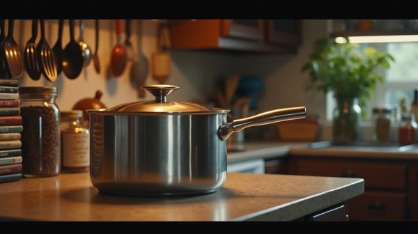 Poêles inox manche amovible : praticité et rangement optimisé en cuisine